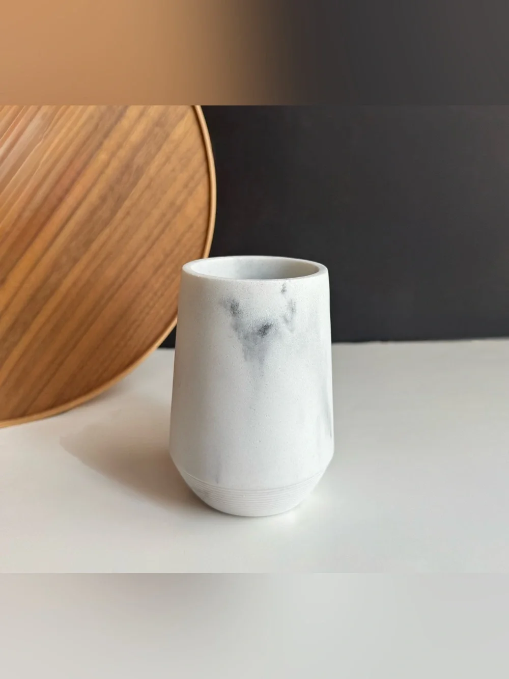 BINO Marble Collection Resin Bath Tumbler / Counter Organization